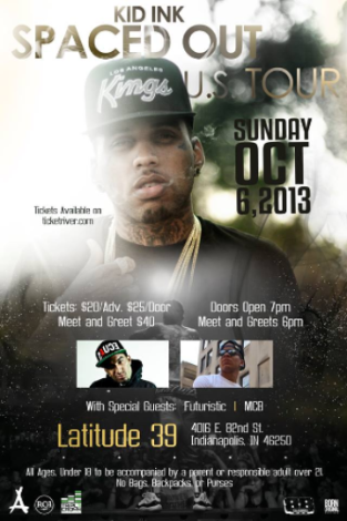 Event Kid Ink w/ Special Guests Futuristic and MCB