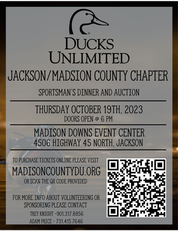 Event Jackson/Madison Co Sportsman's Dinner & Auction