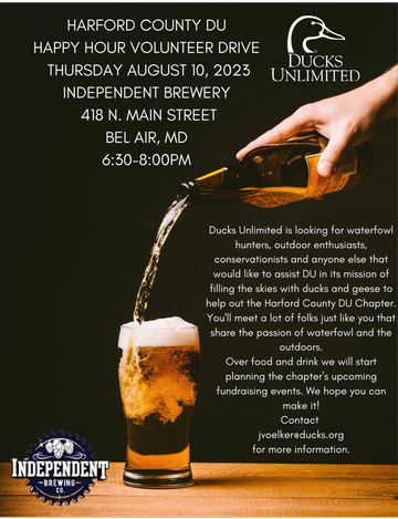 Event Harford County DU New Volunteer Happy Hour Meet & Greet