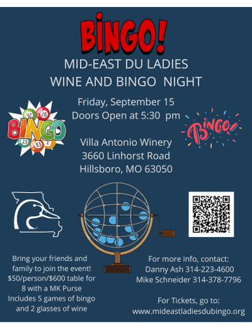 Event Mid-East Ladies Bingo Event