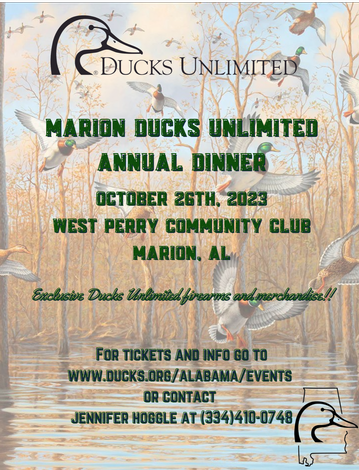 Event Marion Ducks Unlimited Annual Dinner