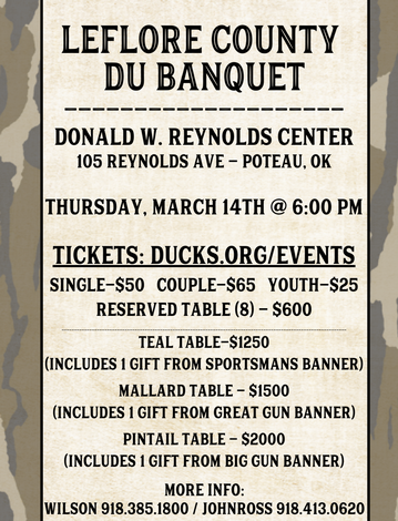Event LeFlore County Banquet - Poteau