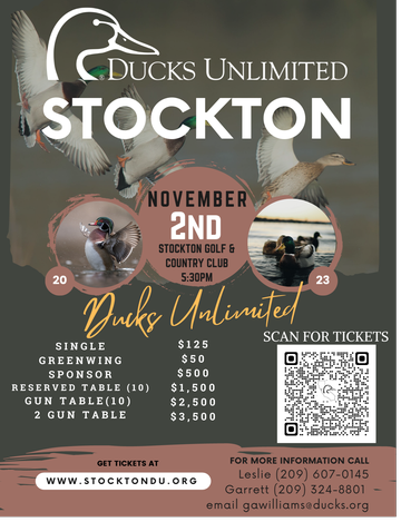 Event Stockton Ducks Unlimited Annual Dinner & Auction