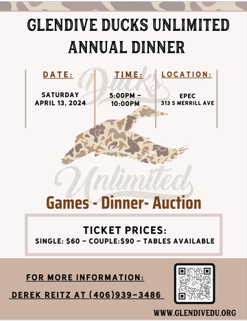 Event Glendive Ducks Unlimited Banquet
