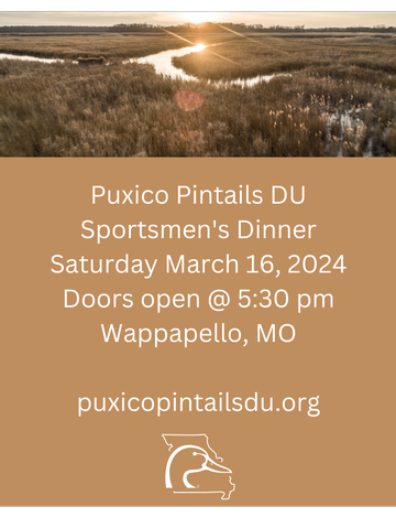 Event Puxico Pintails Annual Sportsman's Dinner