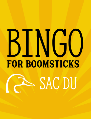 Event Sacramento Bingo for Boomsticks