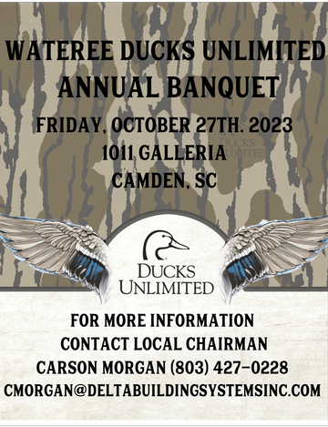 Ducks Unlimited Banquet & Outdoor Show 2023 - Barry P. Bonvillain Civic  Center