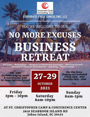 Event No More Excuses Business Retreat