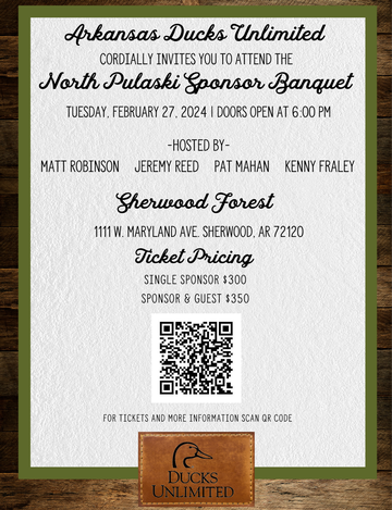 Event North Pulaski  Sponsor Banquet - Sherwood