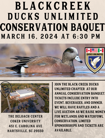 Event Black Creek 2024 Conservation Dinner & Banquet