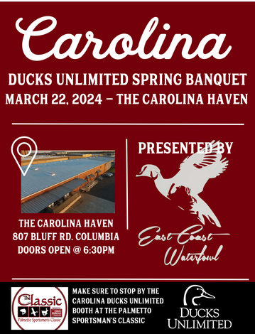 Event Carolina Ducks Unlimited Spring Banquet - 2024