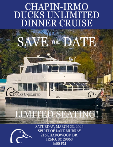 Event Chapin Irmo DU Dinner Cruise Aboard "The Spirit of Lake Murray"