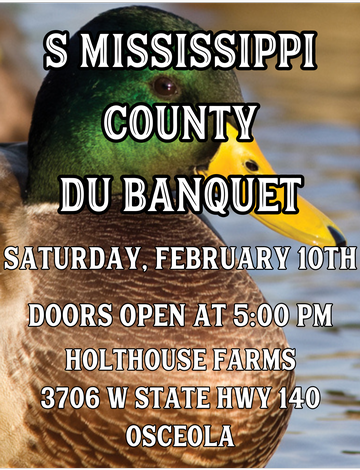 Event South Mississippi County DU Membership Banquet - Osceola