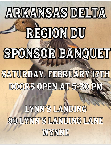 Event Arkansas DU Delta Region Sponsor Appreciation Banquet - Wynne