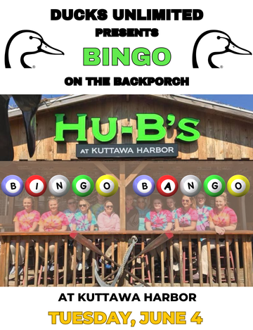 Event Ducks Unlimited Bingo at Hu-B's