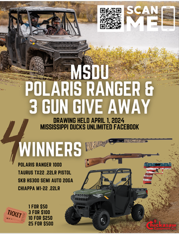 Event MS DU Polaris Ranger and Gun Giveaway