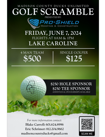 Event Madison County DU 5th Annual Corporate Golf Scramble  presented by Pro-Shield Roofing & Construction
