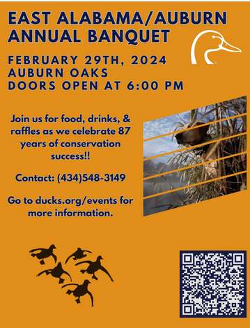 Event East Alabama-Auburn Ducks Unlimited Annual Banquet