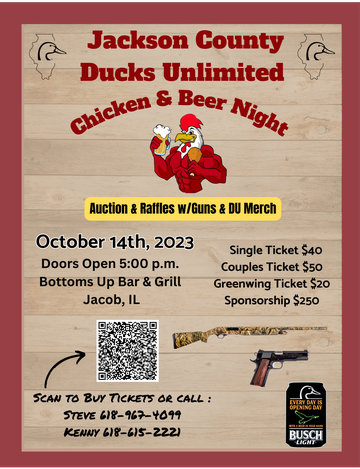 Event Jackson County Chicken and Beer Night - 6th Annual 