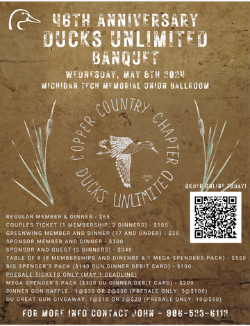 Event Copper Country Ducks Unlimited Banquet