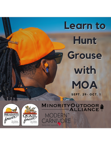 Event Minority Outdoor Alliance - Adult Learn to Hunt Grouse Camp