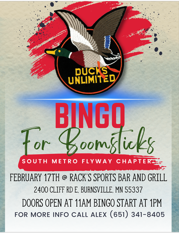 Event South Metro Flyway Gun Bingo at Rack's Sports Bar