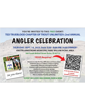 Event Ted Trueblood Chapter 2nd Annual Angler Celebration