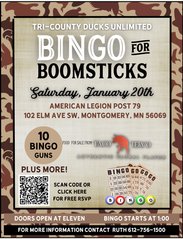 Event Tri-County Area Bingo Event