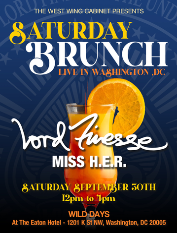 Event SATURDAY BRUNCH LIVE IN DC!