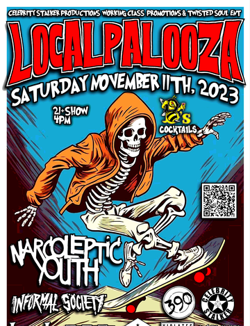 Event Local-Palooza featuring Narcoleptic Youth & Informal Society 