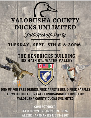 Event Yalobusha County DU Kickoff Meeting