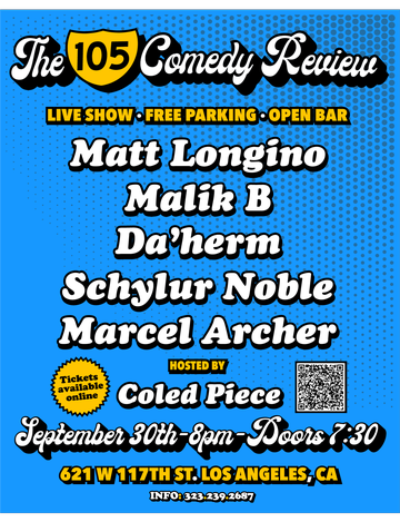 Event THE 105 COMEDY REVIEW