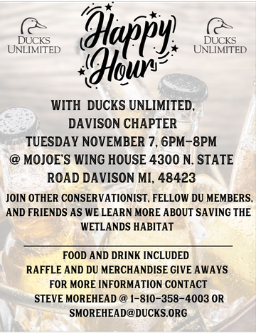 Event Ducks Unlimited Davison Chapter Recruitment Event