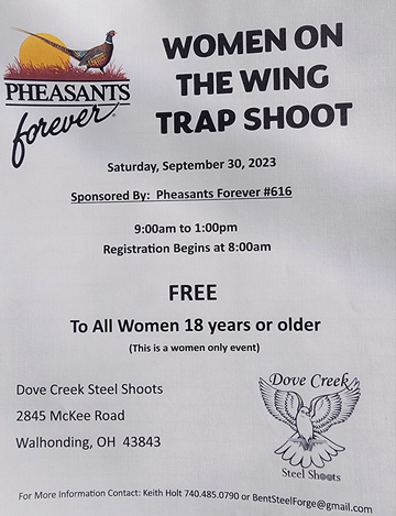 Event Women On the Wing Trap Shoot