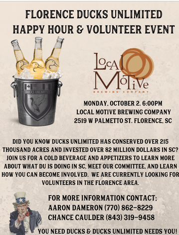 Event Florence Happy Hour & Volunteer Event 