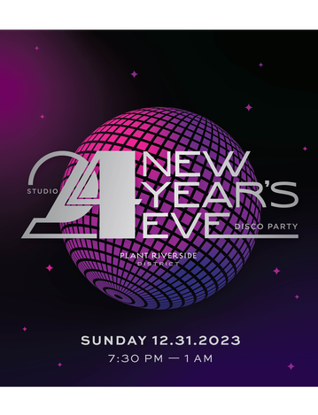 Event Studio 24 ♦ New Year's Eve Disco Celebration SOLD OUT