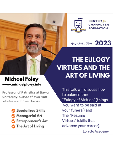 Event The Eulogy Virtues and The Art of Living 