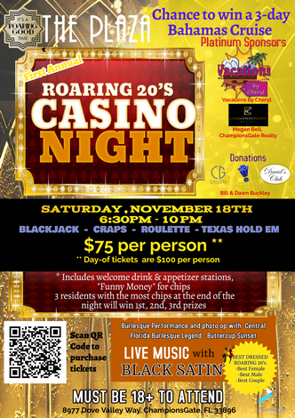 Event Roaring 20's Casino Night