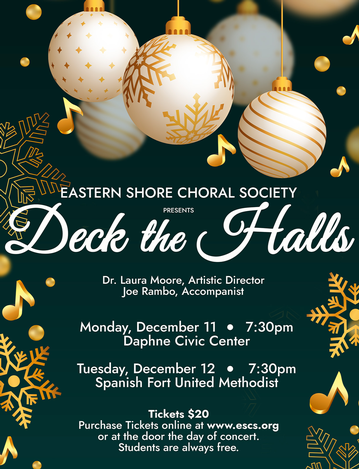 Event Eastern Shore Choral Society Christmas Concert