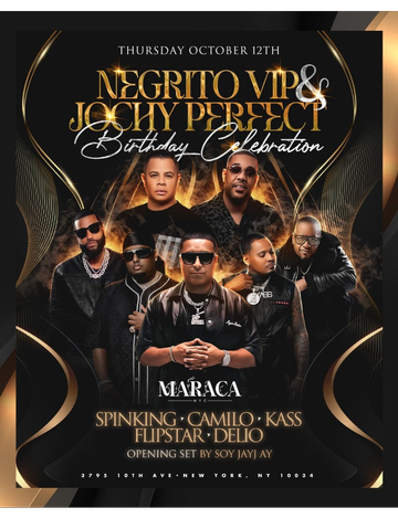 Event All Libra Affair DJ Camilo Live With DJ Spinking At Maraca NYC