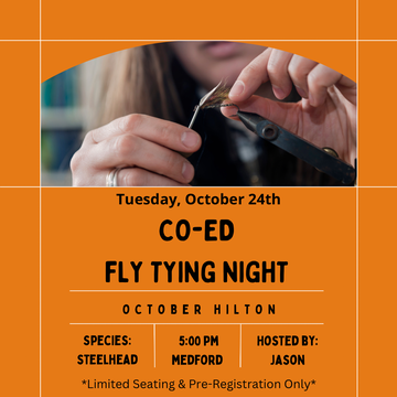 Event SOWOTF Co-Ed Fly Tying Night