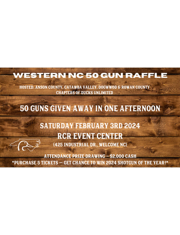 Event Western NC 50 Gun Raffle