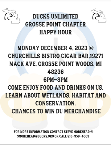 Event Grosse Pointe DU Chapter Happy Hour 
