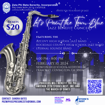 Event Let's Paint the Town Blue Jazz Benefit Concert