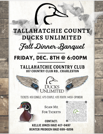 Event Tallahatchie County Dinner- Charleston