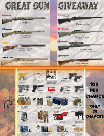 Event WV Great Gun Banner Winner's Choice Raffle