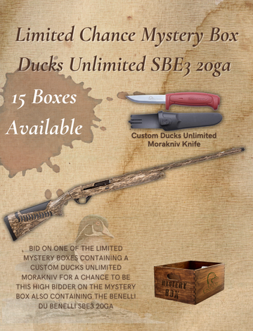 Event TNDU Ducks Unlimited SBE3 20ga MysteryBox