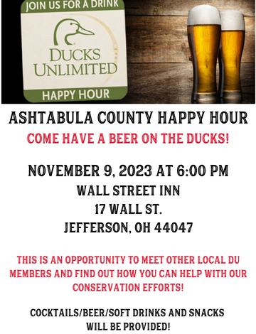 Event Ashtabula County DU Happy Hour