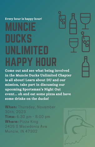 Event Muncie Ducks Unlimited Happy Hour