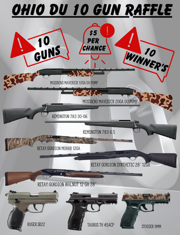 Event Ohio DU 10 Gun Raffle